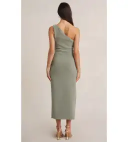 Bec + Bridge Be Mine Tuck Midi Dress Sage Size 14 for rent on The Volte - image 3