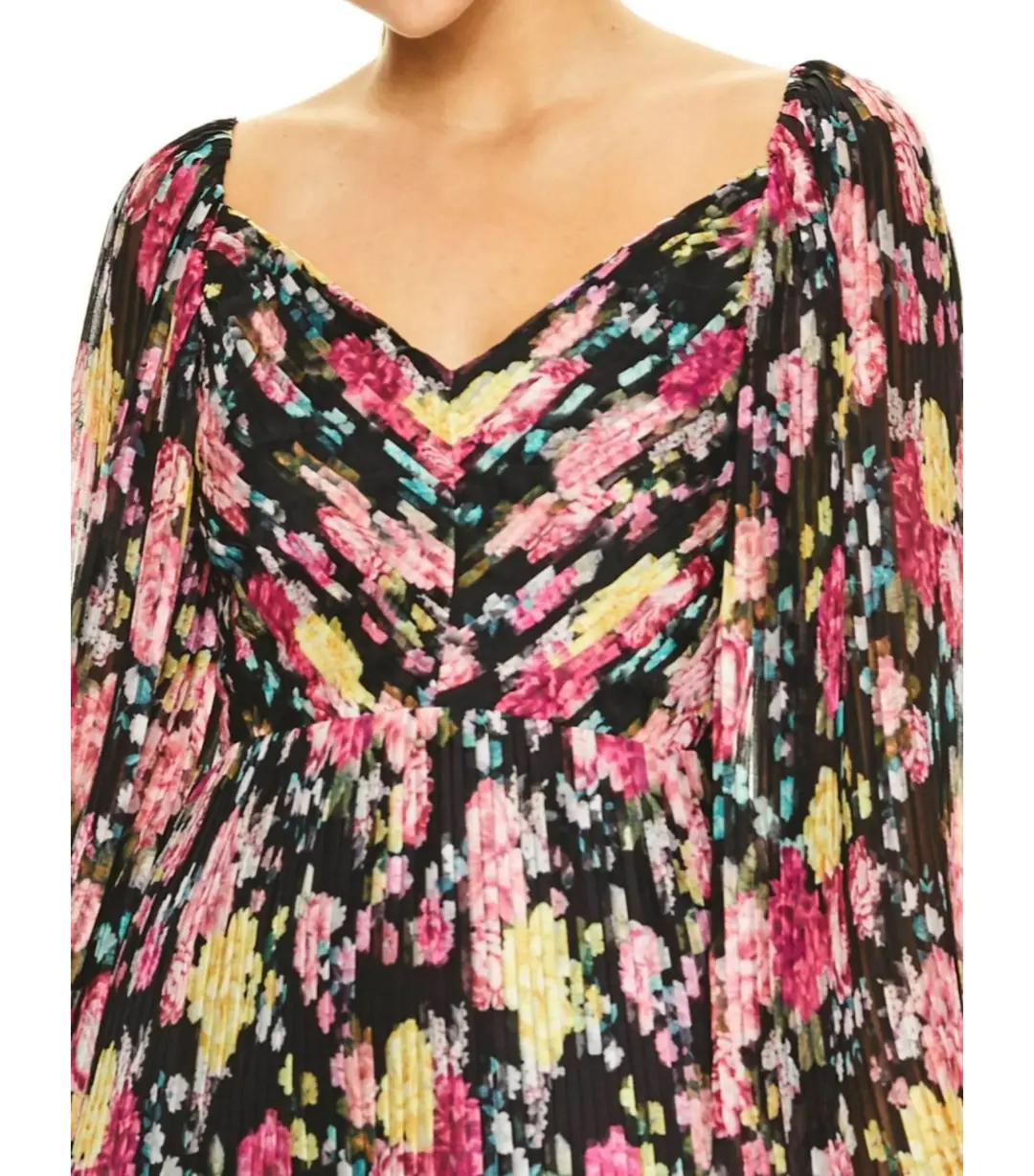 Talulah Midnight Fiesta Mini Dress Floral Size AU 12 for rent on The Volte - main image