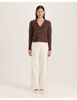 MAISY MOHAIR LONG SLEEVE CARDI