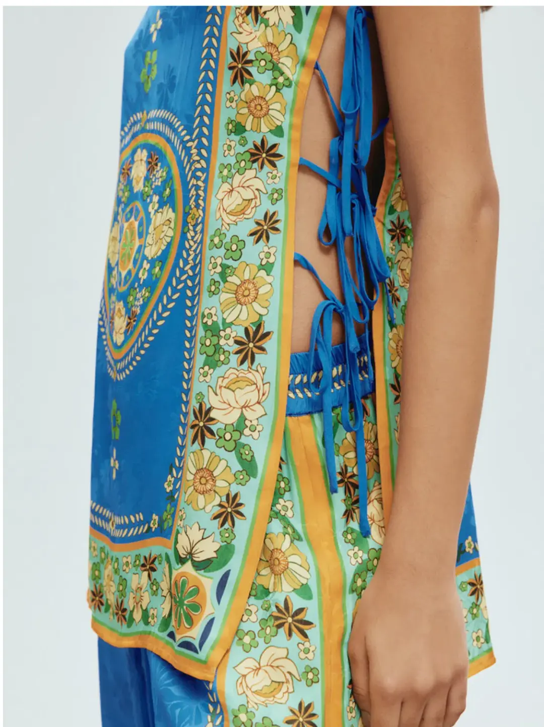 Alemais Linda Top Multi Floral Size 10 for rent on The Volte - main image