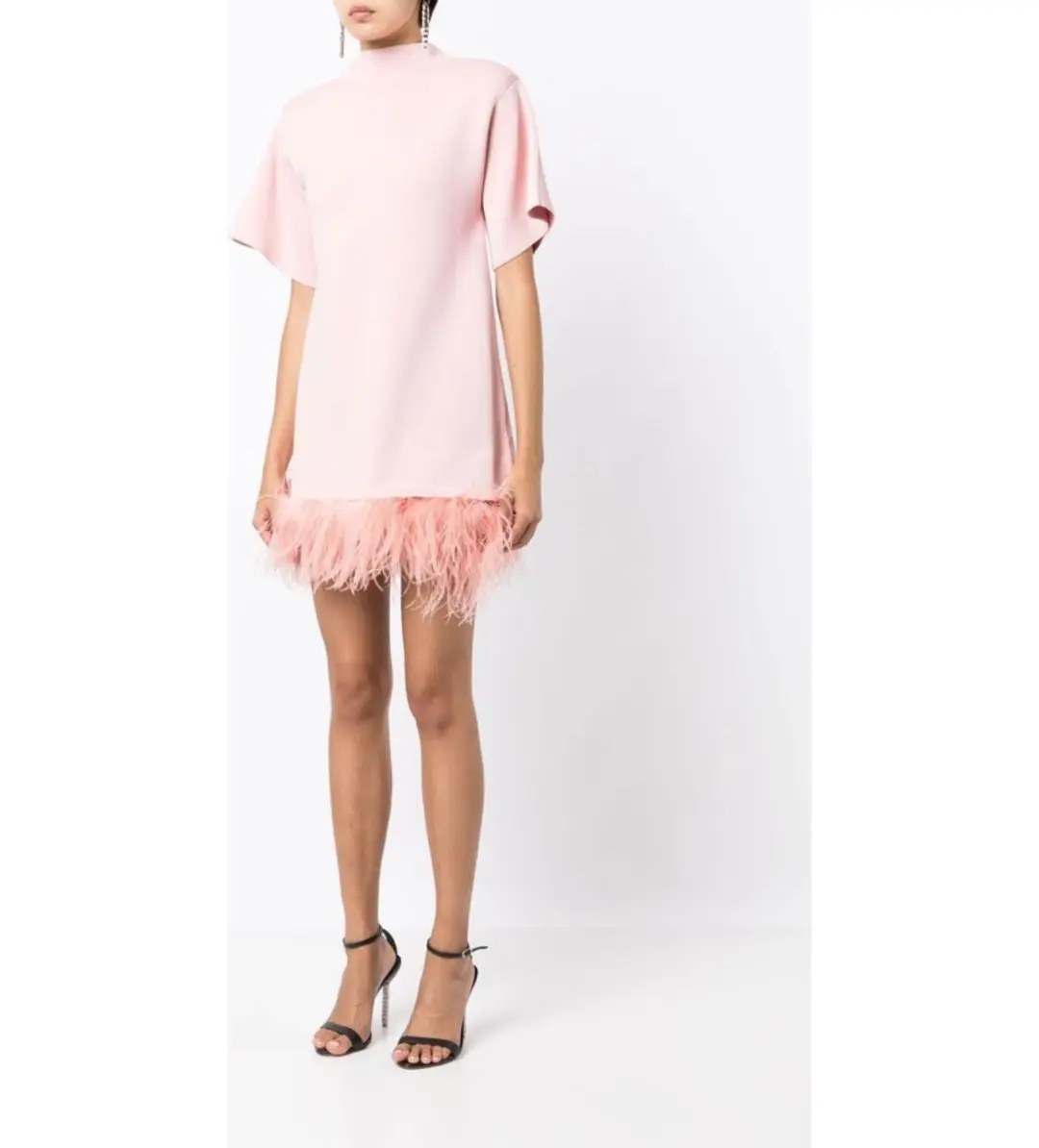 Rachel Gilbert Rita Mini Dress Pink Size S AU8 for rent on The Volte - main image