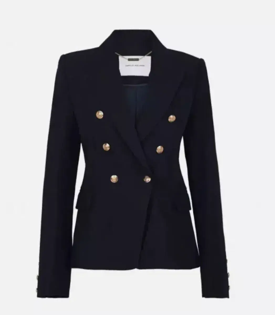 Camilla and Marc Dimmer Blazer Jacket Black Size 6 for rent on The Volte - main image