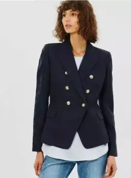 Camilla and Marc Dimmer Blazer Jacket Black Size 6 for rent on The Volte - image 2