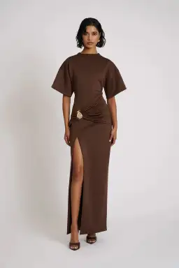 Eliya The Label Aldo Dress Brown Size AU 10 for rent on The Volte - image 4