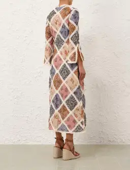 Tallow Lace Trim Midi Dress for rent on The Volte - image 2