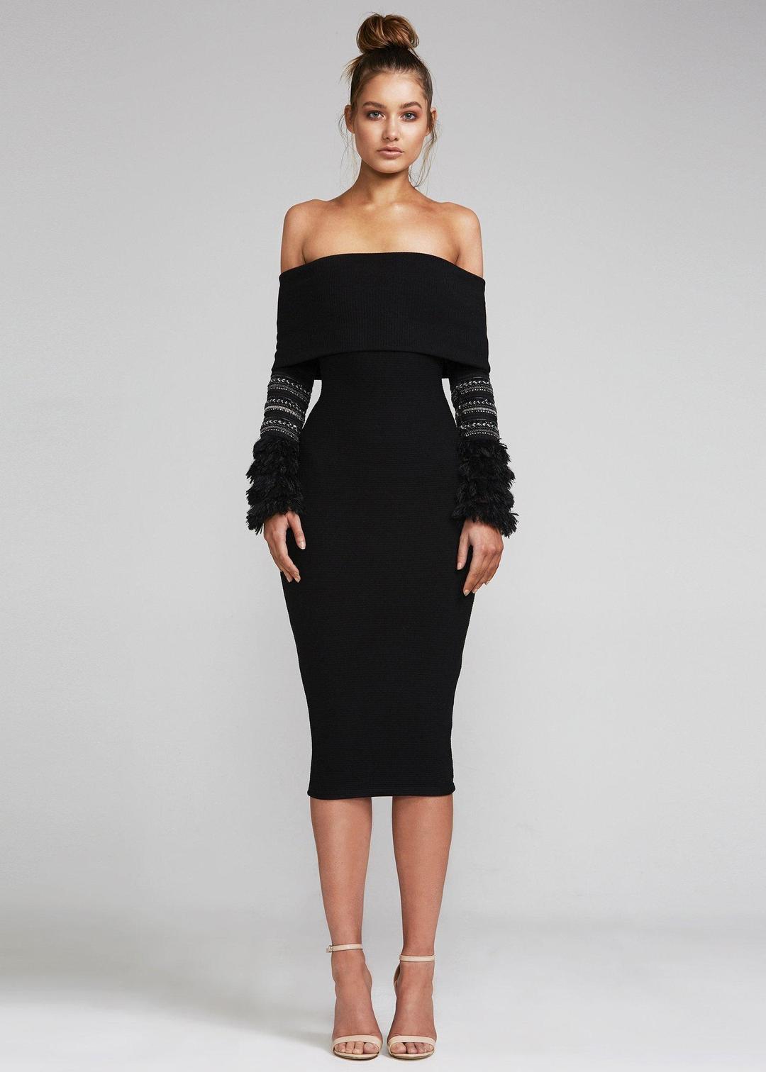 ELIYA THE LABEL PENELOPE KNIT DRESS size 8 for rent on The Volte - main image