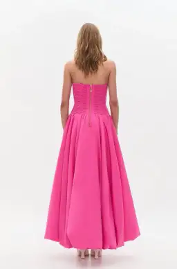 Aje Estelle Gown Maxi Cerise Pink Size AU 10 for rent on The Volte - image 4
