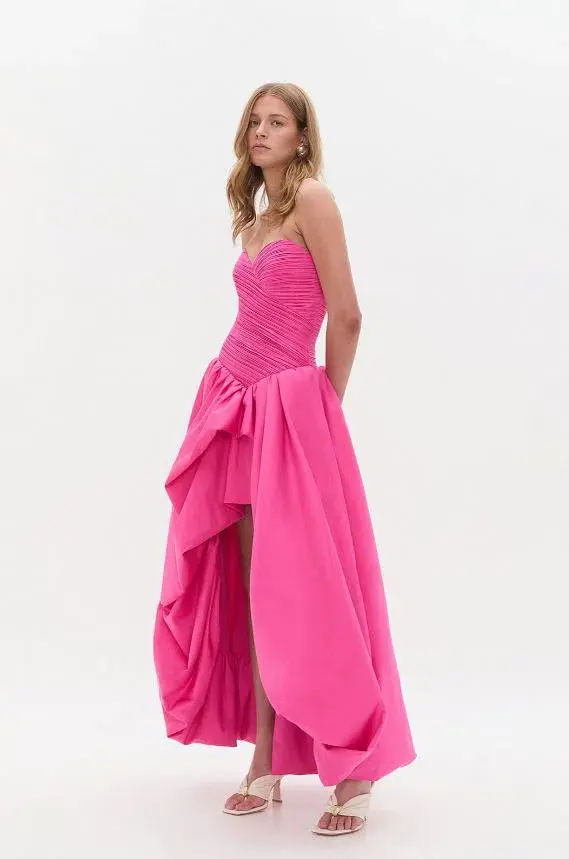 Aje Estelle Gown Cerise Pink Size 8 for rent on The Volte - main image