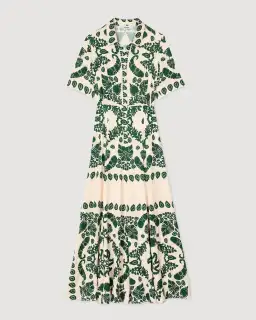 Sandro Lavandou Dress Floral Print Size AU 10 for rent on The Volte - image 6