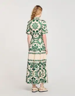 Sandro Lavandou Dress Floral Print Size AU 10 for rent on The Volte - image 5