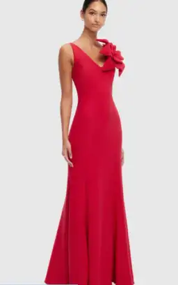 Leo Lin Eugenie Rosa Gown Red Size 8 for rent on The Volte - image 3