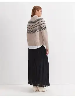 Sunflower Fair Isle Wool Sweater Oatmeal for rent on The Volte - image 2