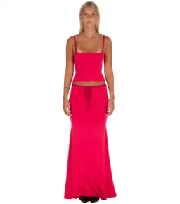 I am Delilah Lilly Tank and Maxi Skirt Set Red Size AU 8 for rent on The Volte - image 1
