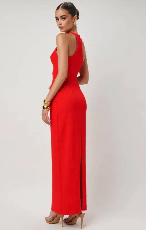 Effie Kats Eiza Gown Red Size AU 8 for rent on The Volte - main image