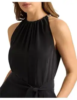 David Lawrence Gisele Silk Jumpsuit Black Size 14/L for rent on The Volte - image 2