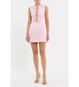 Rebecca Vallance Aymee Mini Dress in Pink Size AU 10 for rent on The Volte - image 1