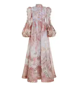 Zimmermann Botanica Butterfly Gown Pink Floral Size 2/AU 12 for rent on The Volte - image 4