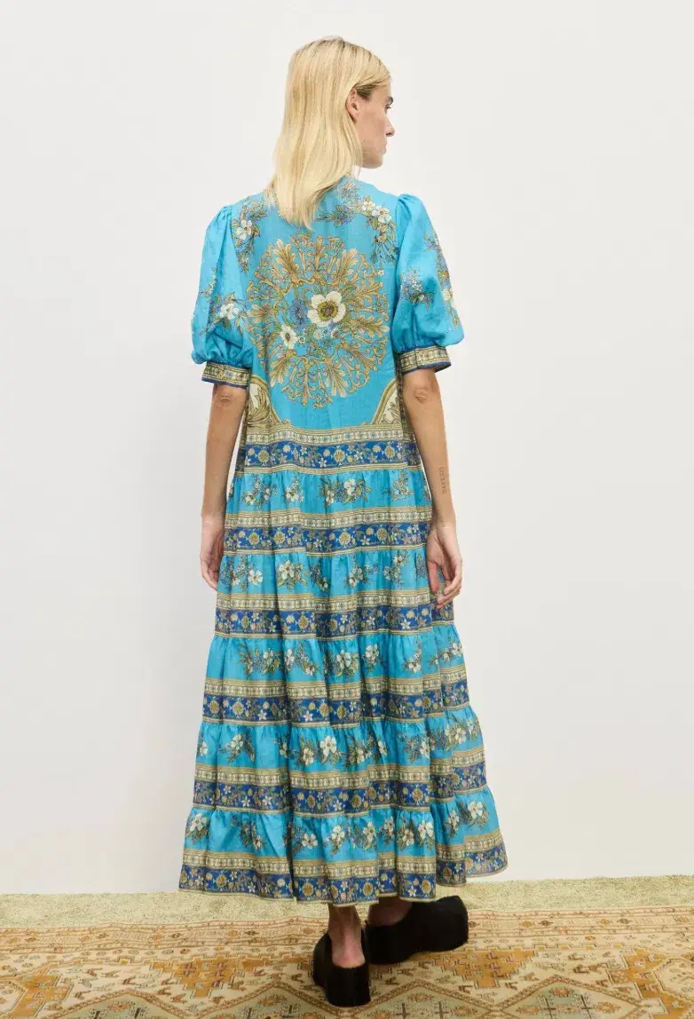 Alemais Cassie Tiered Midi Size AU 16 for rent on The Volte - main image