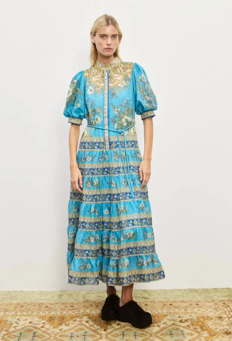 Alemais Cassie Tiered Midi Size AU 16 for rent on The Volte - main image