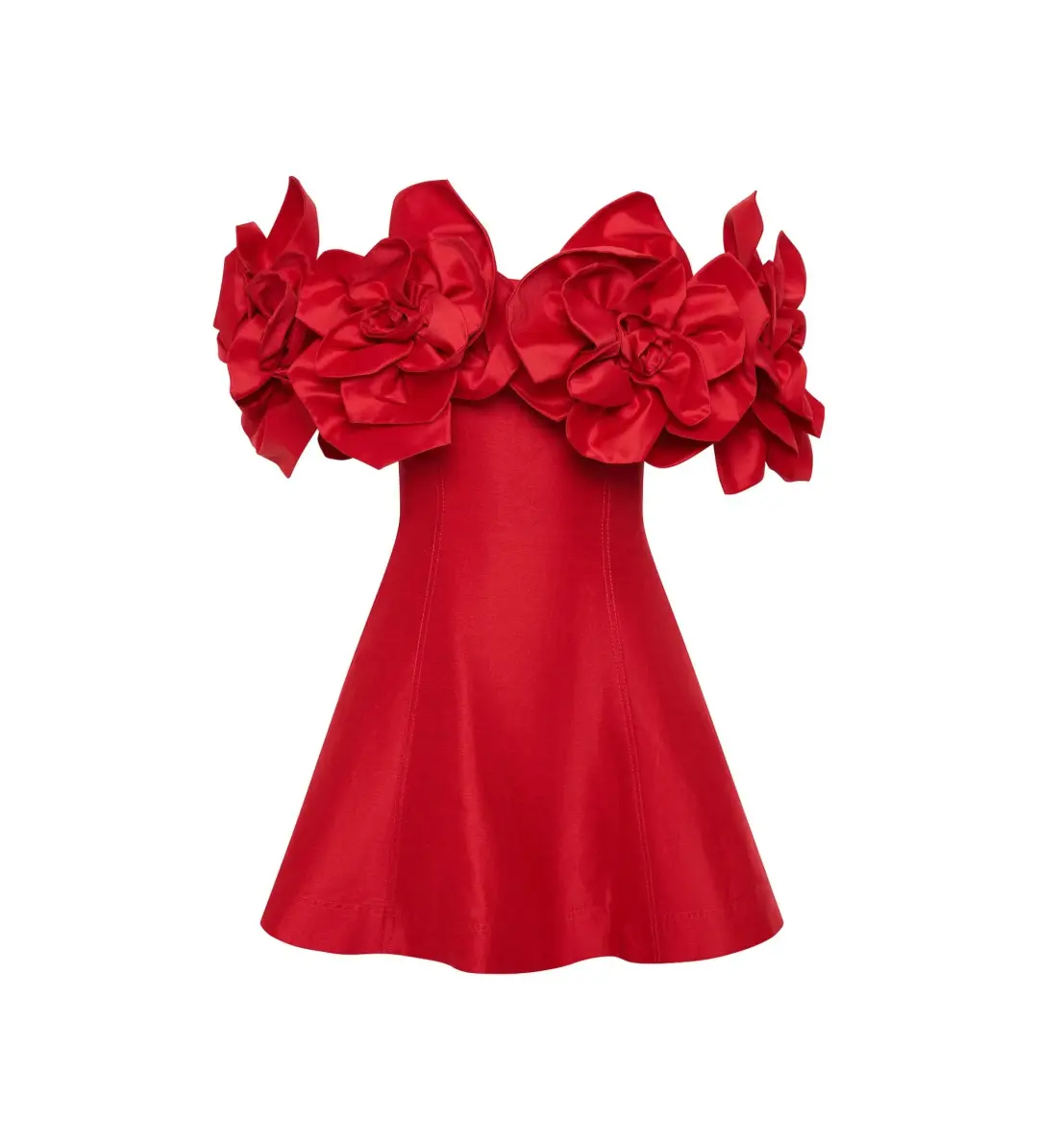 Aje Etta Mini Dress Scarlet Red Size AU 10 for rent on The Volte - main image