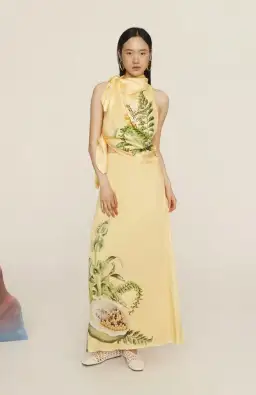 Alemais Sol Top and Skirt Set Yellow Size 16 for rent on The Volte - image 3