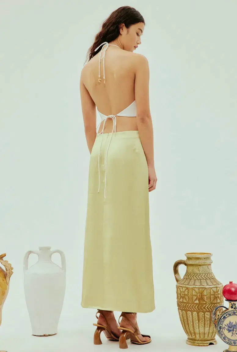 Alemais Seb Embellished Midi Dress Multi Size 16 for rent on The Volte - main image