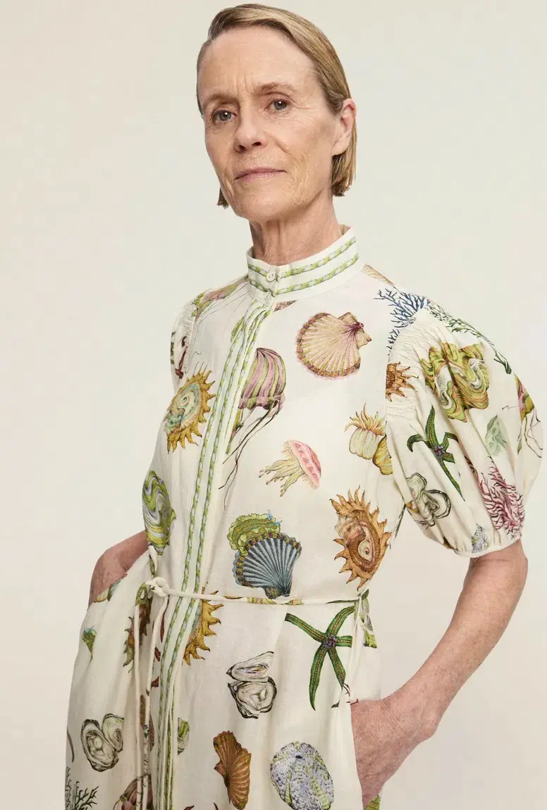 Alemais Sea Shirtdress Size 16 for rent on The Volte - main image