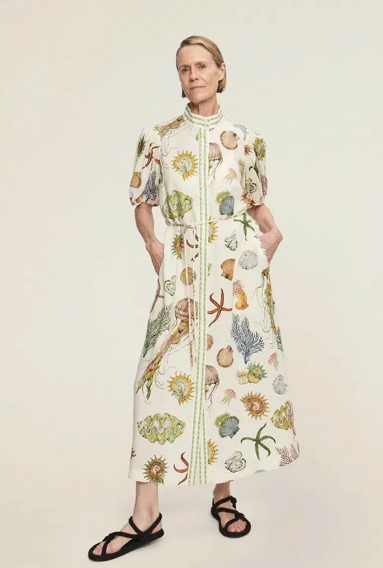 Alemais Sea Shirtdress Size 16 for rent on The Volte - main image