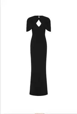 Rebecca Vallance Cameron Gown Black Size 12 for rent on The Volte - image 3