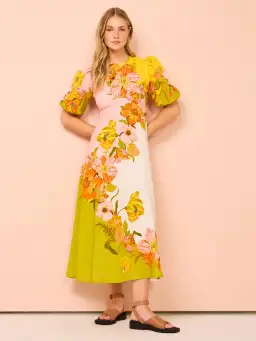 Alemais Silas Midi Dress Size 12 for rent on The Volte - image 1