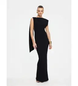 Effie Kats Audrey Gown Black Size XS/AU 6