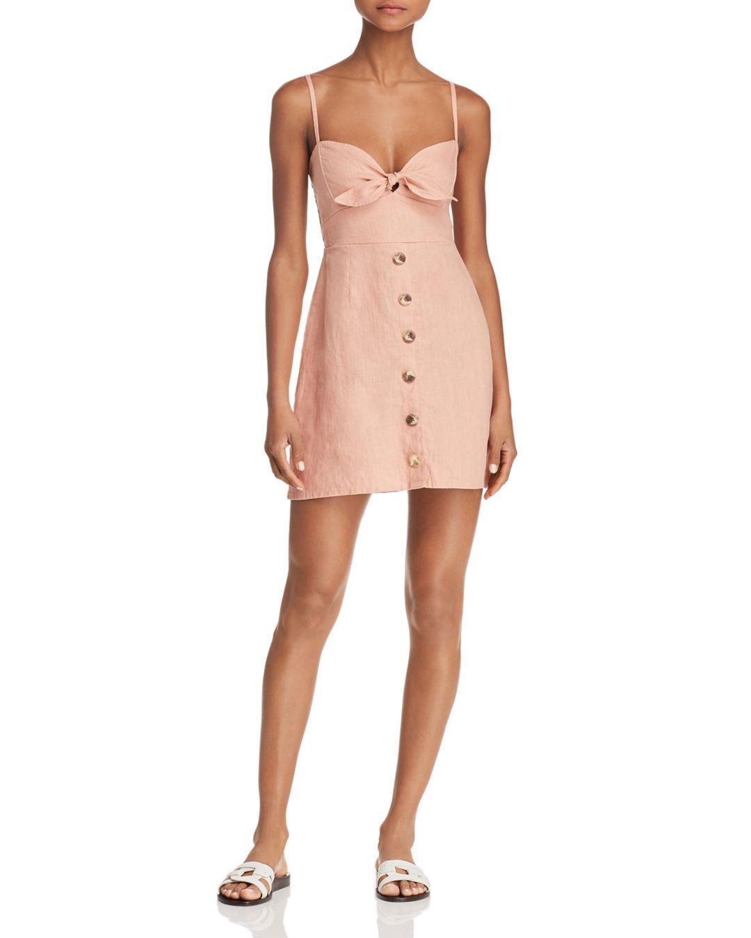 Faithful the brand Women's Pink Rodeo Mini Dress size 12 for rent on The Volte - main image