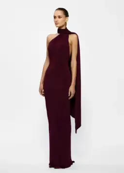 Effie Kats Haven Maxi Dress Burgundy Size 10 for rent on The Volte - image 2