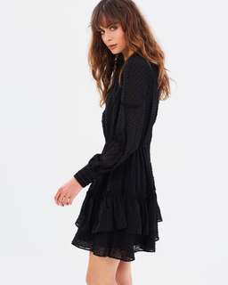 Talulah Sweet Allure Long Sleeve Mini Dress in black size 10 for rent on The Volte - image 2