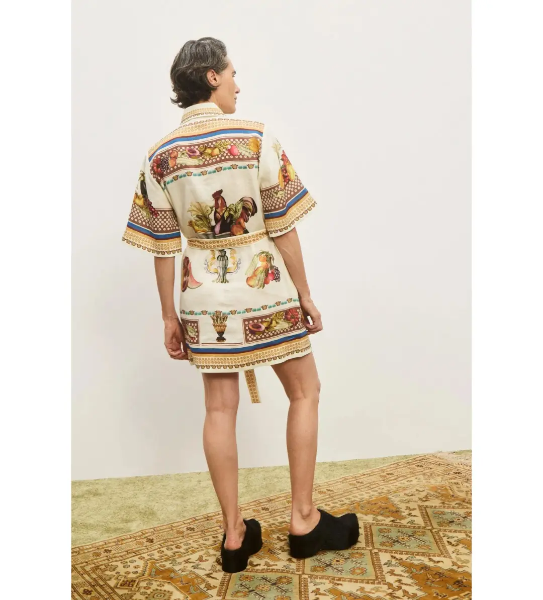 Alemais Mercado Mini Dress Multi Print Size 16 for rent on The Volte - main image