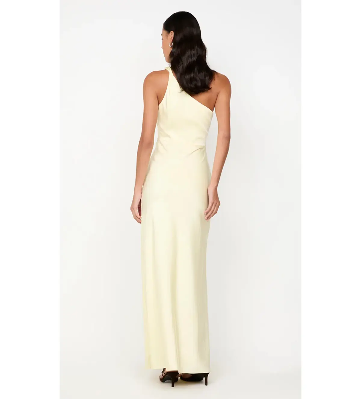 Bec & Bridge Lunetta Asym Maxi Dress Ice Yellow Size 10 - Image 5