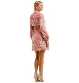 Zimmermann Bellitude Mini Dress Print Size 2 / AU 12 for rent on The Volte - image 2