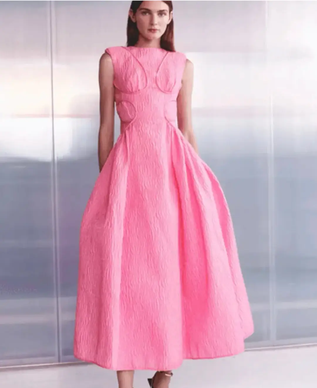 Rachel Gilbert Celia Dress Pink Size au 3 for rent on The Volte - main image