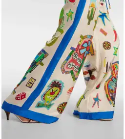 Alemais Rollers Silk Twill Shirt and Pants Multi Size 10 for rent on The Volte - image 4