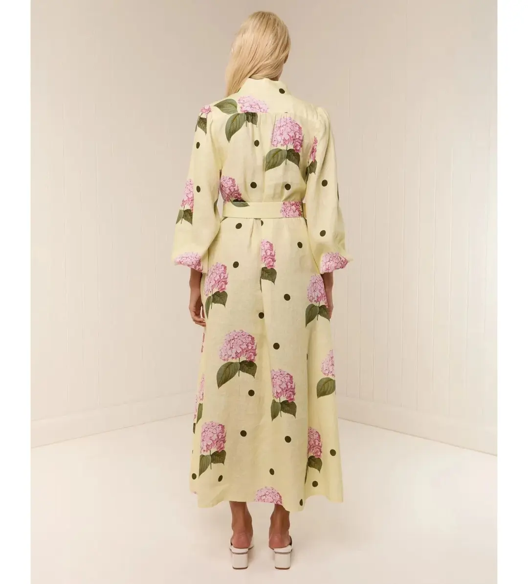 Palm Noosa Noddy Maxi Dress Portofino Polka Dot Size AU 12 for rent on The Volte - main image