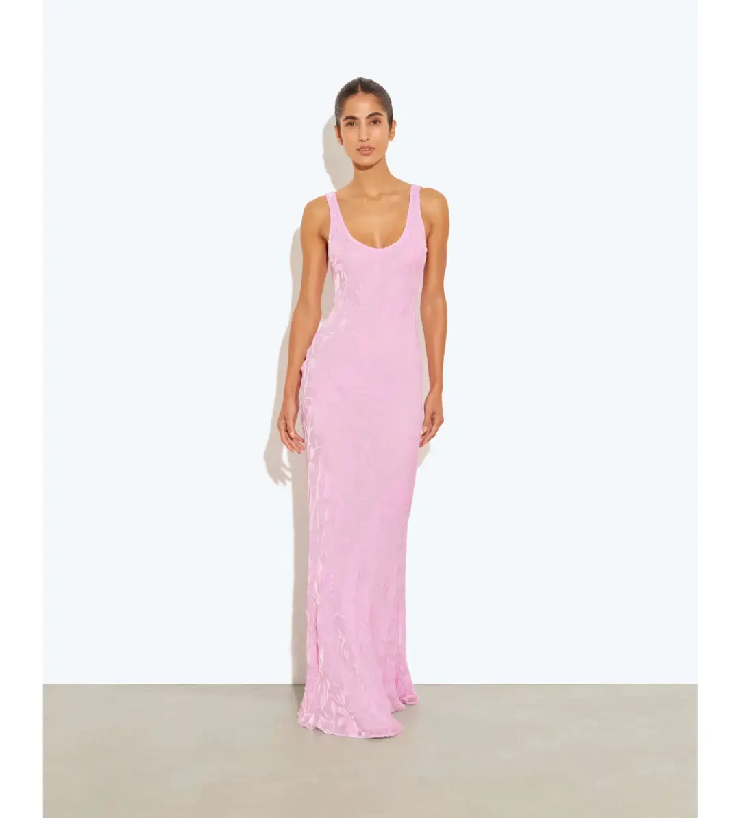 Rat & Boa Amaris Maxi Dress Pink Size 10 for rent on The Volte - main image