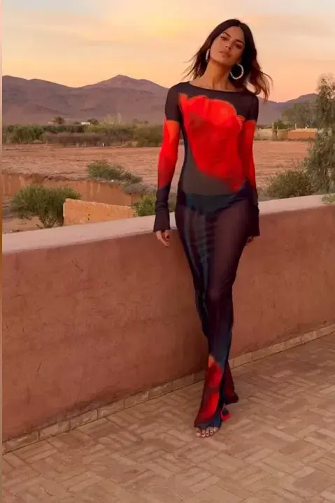 Rat & Boa Juniper Dress Maxi Size AU 8 for rent on The Volte - main image