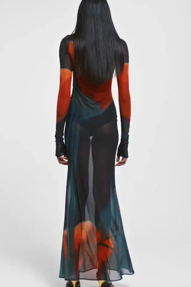 Rat & Boa Juniper Dress Maxi Size AU 8 for rent on The Volte - main image