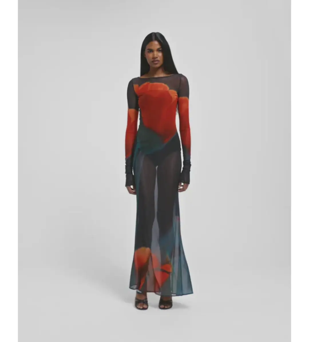 Rat & Boa Juniper Maxi Dress in Multi Size AU 10 for rent on The Volte - main image