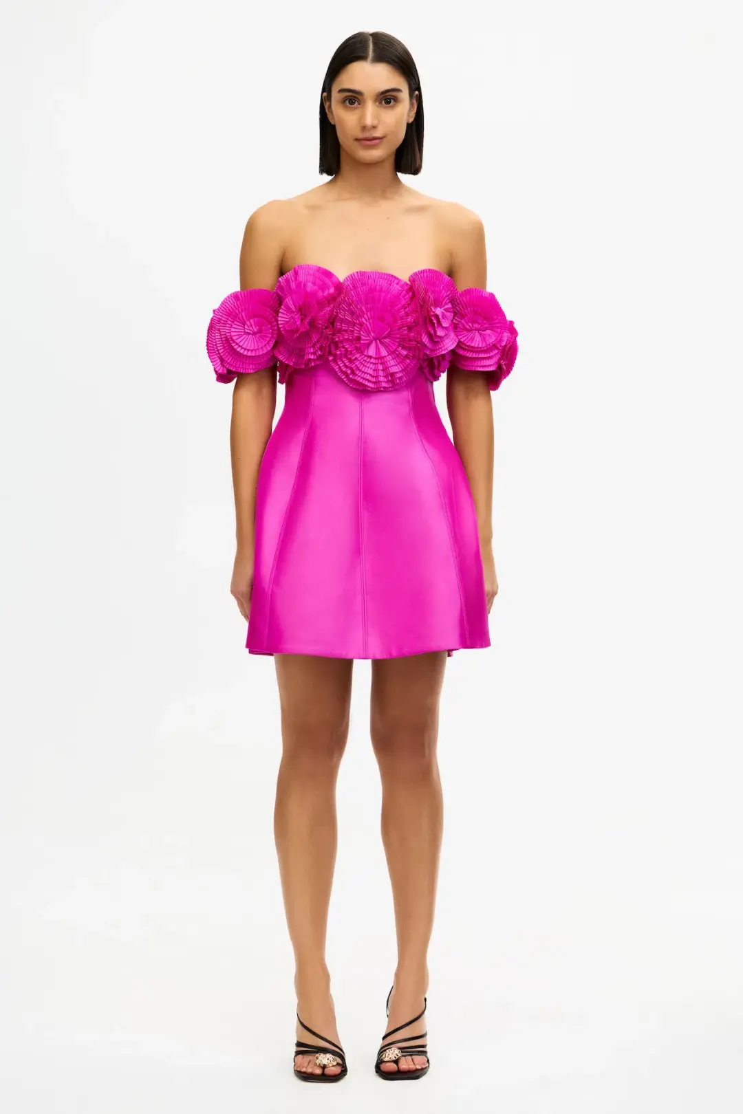 Acler Trusley Mini Dress in Violet Pink Size 14 for rent on The Volte - main image