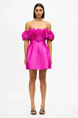 Acler Trusley Mini Dress in Violet Pink Size 14 for rent on The Volte - image 1
