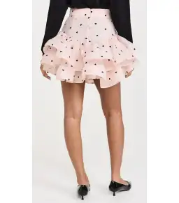 Zimmermann Crush Flip Mini Skirt Pink Hearts Size 1 / AU 10 for rent on The Volte - image 3