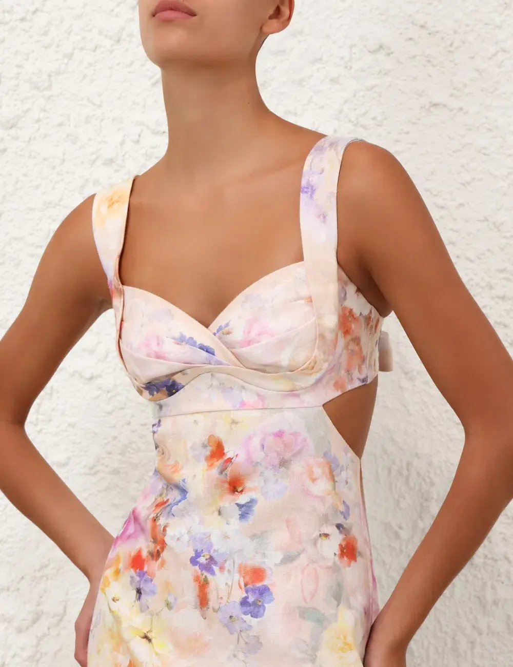 Zimmermann Crush Midi Dress Size AU 8 for rent on The Volte - main image