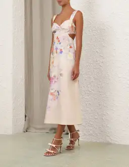 Zimmermann Crush Midi Dress Size AU 8 for rent on The Volte - image 3