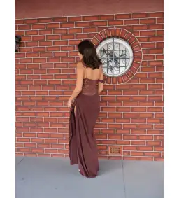 Natalie Rolt Sloane Maxi Dress Espresso Size 2/AU 10 for rent on The Volte - image 6